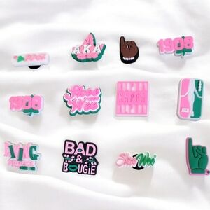 AKA Sorority Croc Charms